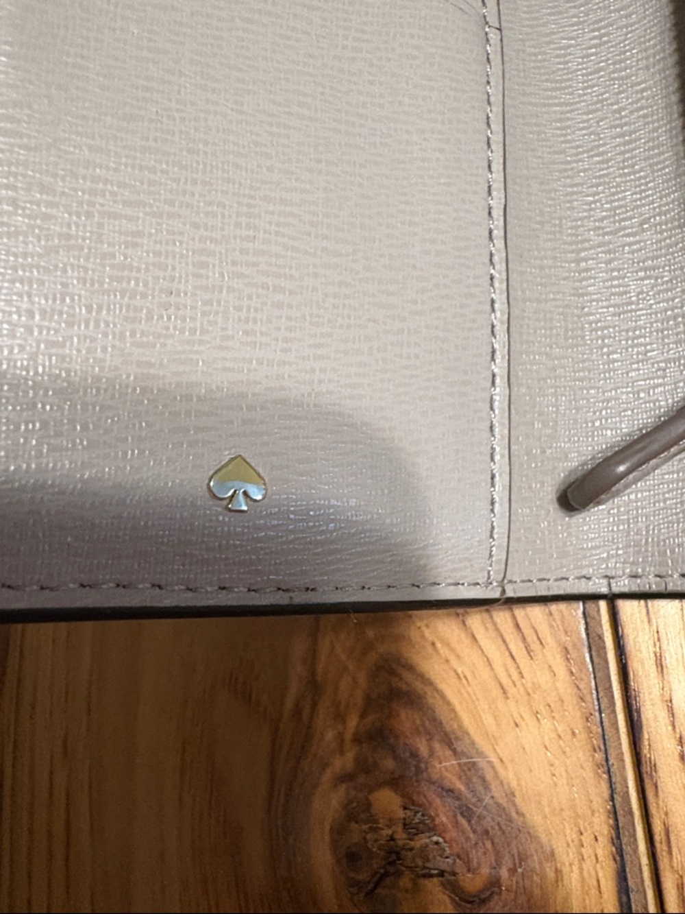 kate spade Black Pebbled Leather Key Card Wallet - Picture 6 of 9